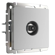 Изображение ТВ-розетка оконечная (серебряный) W1183006